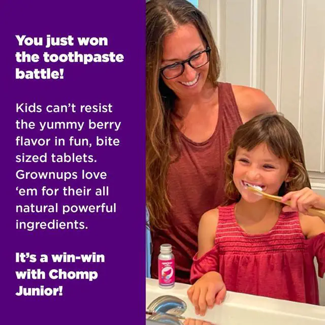 Alt view image 4 of 7 - Junior Very Berry Toothpaste Tablets with Nano Hydroxyapatite Refill