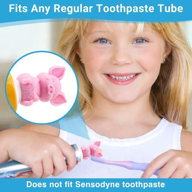 Alt view image 4 of 7 - Self-Closing Toothpaste Caps by - No Waste Cap Dispensers for Kids Bathroom - Mess-Free Toothpaste Lids - Easy to Use, Food Grade Silicone and BPA-Free Toppers