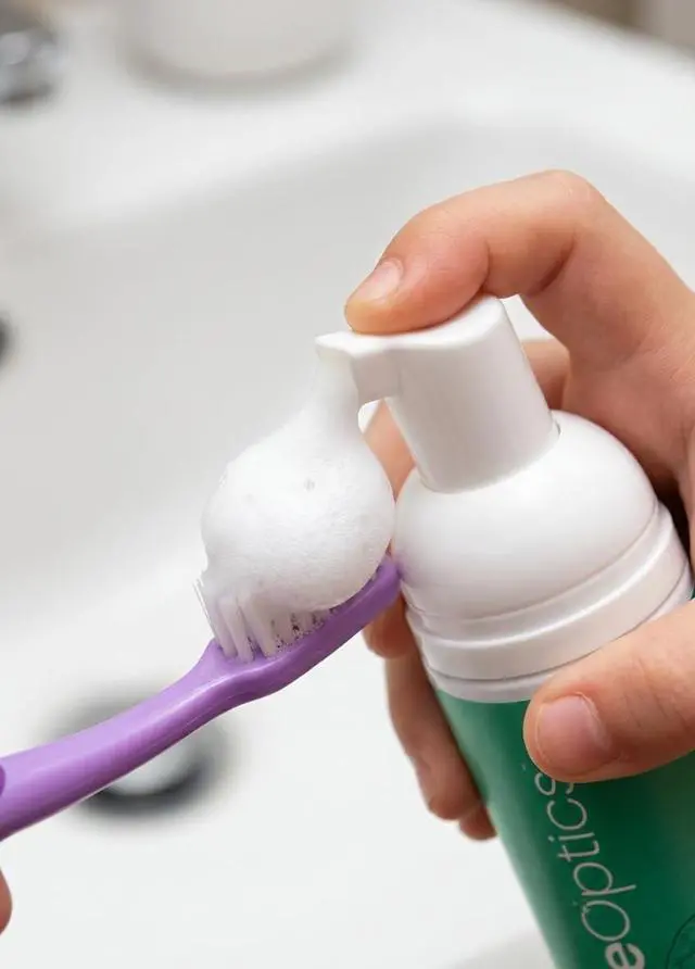 Alt view image 6 of 7 - Mint Magic Kids' Foam SmilePaste - Teeth Whitening Foam Fluoride-Free Toothpaste for Kids - Gentle Foaming Toothpaste Formula for Brighter Smiles - Safe and Effective Oral Care Solution
