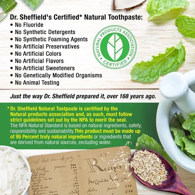 Alt view image 3 of 6 - Certified Natural Toothpaste (Mixed Berry) - Great Tasting, Fluoride Free Toothpaste/Freshen Your Breath, Whiten Your Teeth, Reduce Plaque (2-Pack)