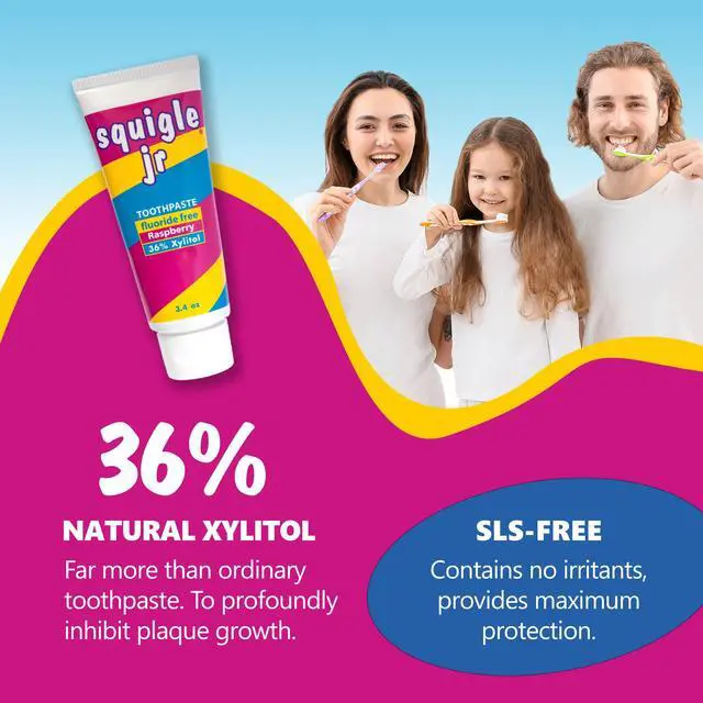 Alt view image 2 of 6 - Jr Toothpaste (for Infants, Toddlers), Travel Toothpaste, Prevents Cavities, Canker Sores, Chapped Lips. Soothes, Protects Dry Mouths. Stops Tooth Sensitivity, No SLS - 1 Pack