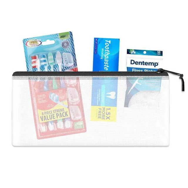 Alt view image 2 of 3 - Oral Care Traveling Kit for Family - Bundle with Travel Toothbrush, Floss, Toothpaste, and More for Kids and Adults | TSA Friendly Toothbrush Set