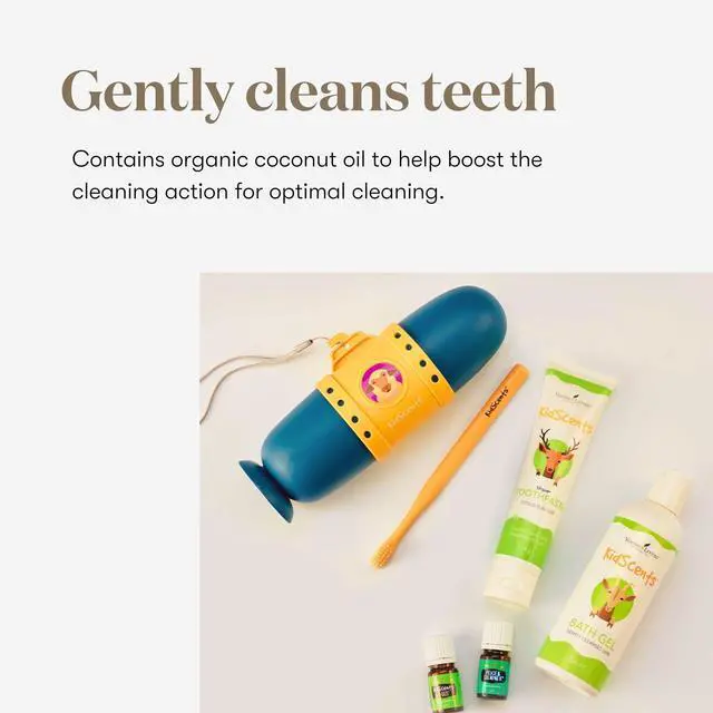 Alt view image 5 of 7 - KidScents Slique Toothpaste by - 4 oz Tube - Gentle Dental Care for Kids - Premium Essential Oils - Citrus-Mint Flavor - Fights Plaque Removes Buildup and Stains - Fluoride and SLS Free