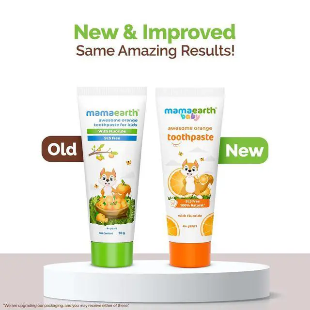 Alt view image 2 of 6 - Natural Orange Kids Toothpaste | Gently Cleanses Teeth & Gums | Fights Cavities & Tooth Decay | with Fluoride & Fruity Flavor | Ideal Age 4+ years | SLS-Free | 1.76 Oz/50g