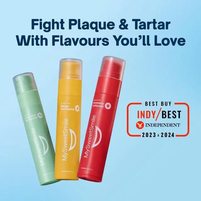 Alt view image 2 of 7 - Strawberry Toothpaste Advanced Fluoride Formula Strengthens Enamel & Prevents Cavities Dentist-Approved & Enamel-Safe IndyBest Award-Winning Brand - Makes Brushing Fun Again - 60g