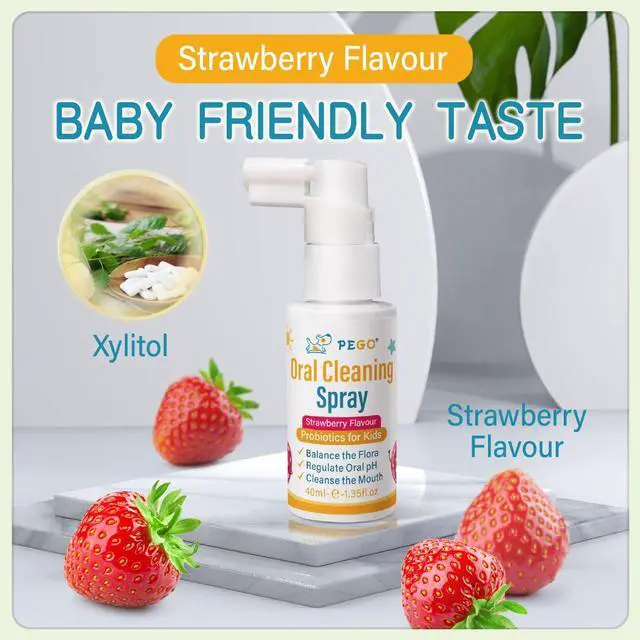 Alt view image 7 of 7 - Kids Oral Spray, Toddler Toothpaste Helper for Cavity Prevention and Fresh Breath, Children Anticavity with Fluoride Free for Newborn to Preschoolers, Kid's Mouth Spray (40ml*1/Pcs)