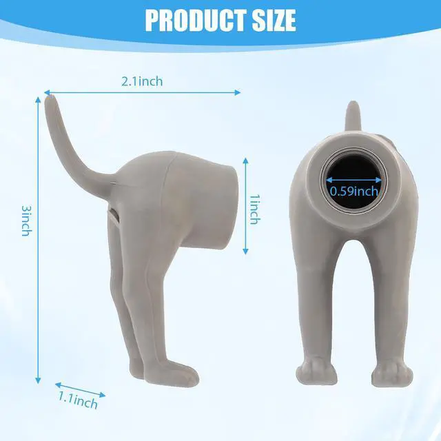 Alt view image 3 of 7 - 6 Pack Pooping Dog Butt Toothpaste Topper, Fun Dog Toothpaste Dispenser, Toothpastes Squeezer, Bathroom Accessories, Fun Tools Gifts for Family and Friends