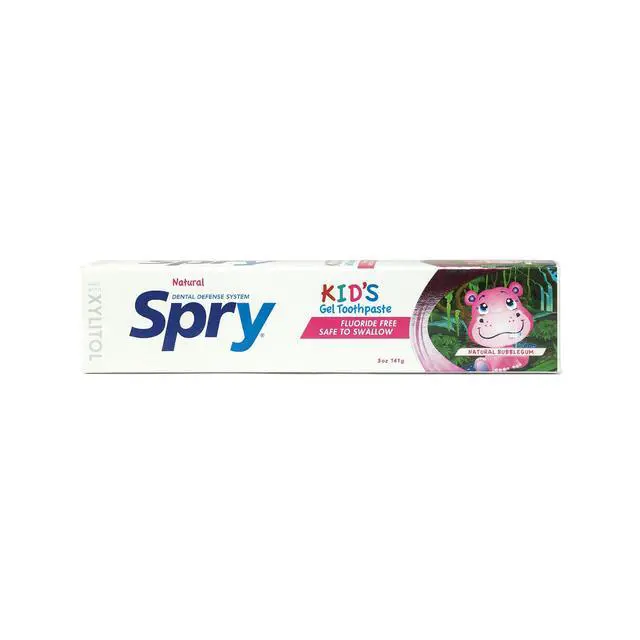 Alt view image 2 of 7 - Xylitol Toothpaste for Kids 5oz. Fluoride Free, Teeth Whitening Kids with Xylitol, Natural Breath Freshening, Mouth Moisturizing Ingredients, Bubble Gum (Pack of 1)