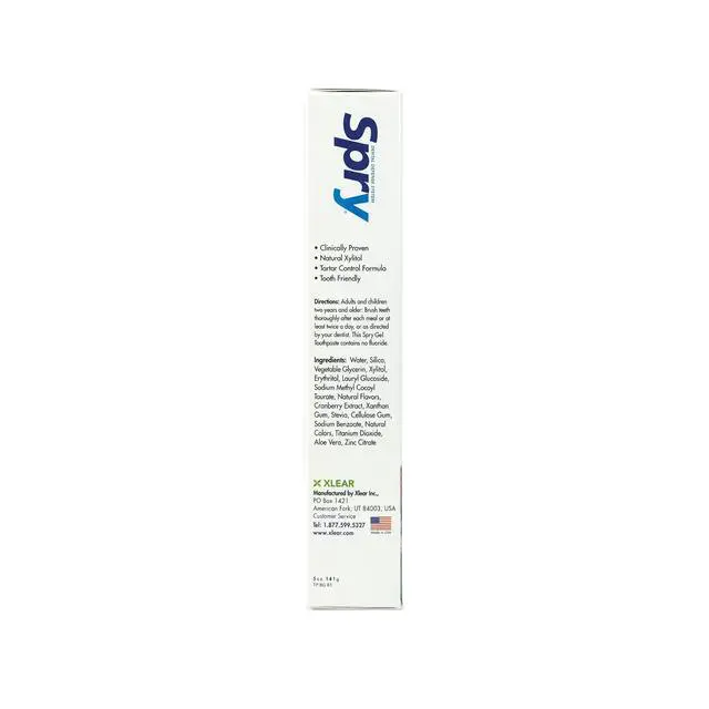 Alt view image 7 of 7 - Xylitol Toothpaste for Kids 5oz. Fluoride Free, Teeth Whitening Kids with Xylitol, Natural Breath Freshening, Mouth Moisturizing Ingredients, Bubble Gum (Pack of 1)
