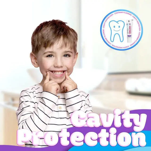 Alt view image 3 of 7 - Bubble Fresh Fluoride Kids Toothpaste, Bubblegum Flavor, Cavity Protection, Daily Oral Hygiene - 2.75 oz., 1 Count
