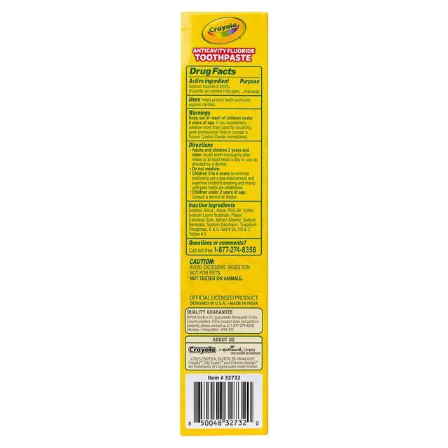 Alt view image 3 of 4 - Brush Buddies Silly Scents Flavored Kids Toothpaste with Fluoride, Anticavity Toothpaste for Kids Ages 2+, Strawberry Flavored