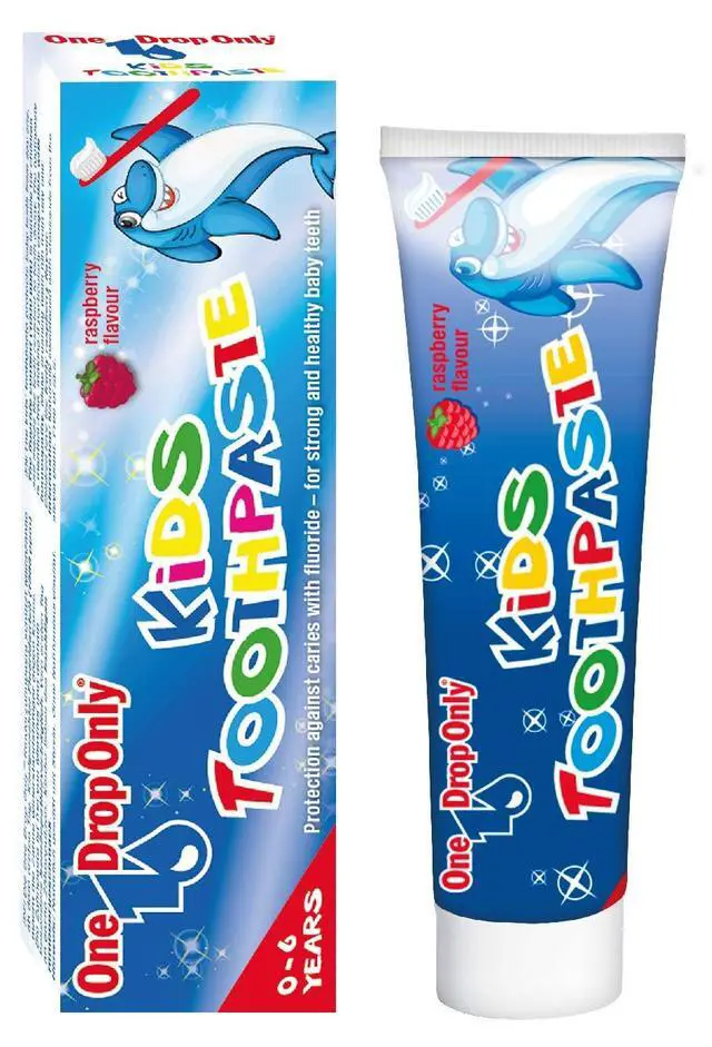 Alt view image 2 of 5 - Kids Toothpaste for Children Ages 0-6 Gentle Baby & Toddler Toothpaste for Milk Teeth, Raspberry Flavor, Kids Cavity Protection & Enamel Care, 50 ml / 1.69 fl oz, German Dental Care