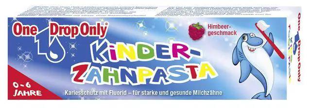 Alt view image 4 of 5 - Kids Toothpaste for Children Ages 0-6 Gentle Baby & Toddler Toothpaste for Milk Teeth, Raspberry Flavor, Kids Cavity Protection & Enamel Care, 50 ml / 1.69 fl oz, German Dental Care