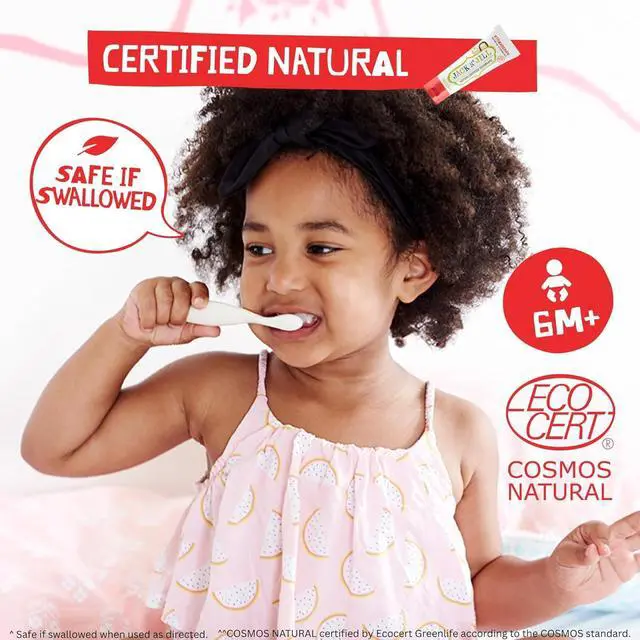 Alt view image 2 of 7 - Jill Natural Certified Kids Toothpaste: Blueberry - Organic Fruit Flavoring, 40% Xylitol, Gluten Free, Vegan, Fluoride Free, SLS Free, Sugar-Free - 1.76 oz (Pack of 1)