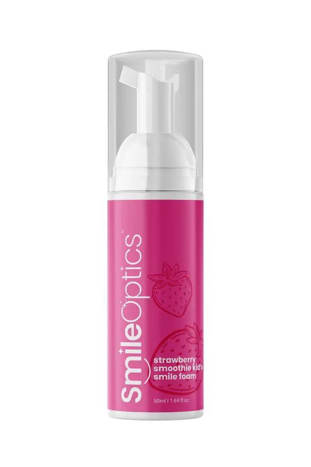 Alt view image 6 of 7 - Strawberry Bliss Kids' Foam SmilePaste - Tooth Paste Fluoride-Free for Children, Foaming Toothpaste with Gentle Formula, Fun and Effective Foam Toothpaste for Healthier Teeth and Gums