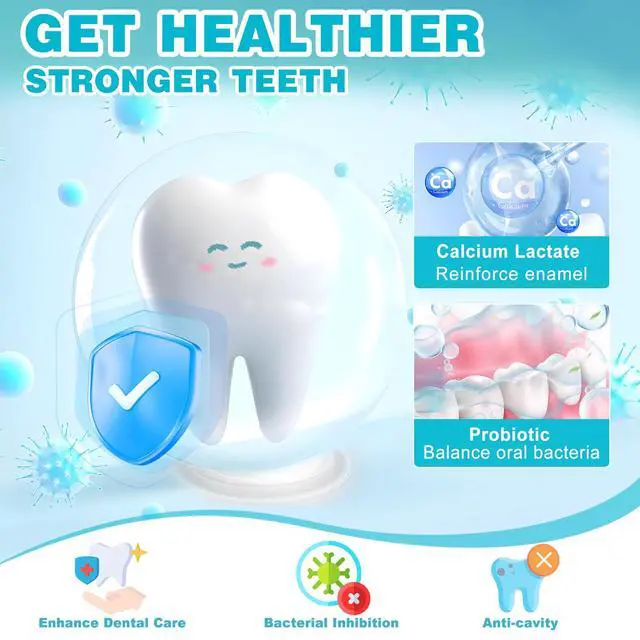 Alt view image 2 of 7 - Kids Oral Spray, 3PCS Toddler Toothpaste Helper for Cavity Repair & Fresh Breath, Kids Probiotic Mouth Spray with Fluoride Free for Newborn to 12 Years 3 FlavorsTotal 3.03fl oz