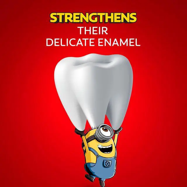 Alt view image 6 of 7 - Kids (6+ Years) Minion Toothbrush, Extra Soft with Tongue Cleaner - 1 Pc & Minion Toothpaste - 40 Grams, Manual, Multicolor