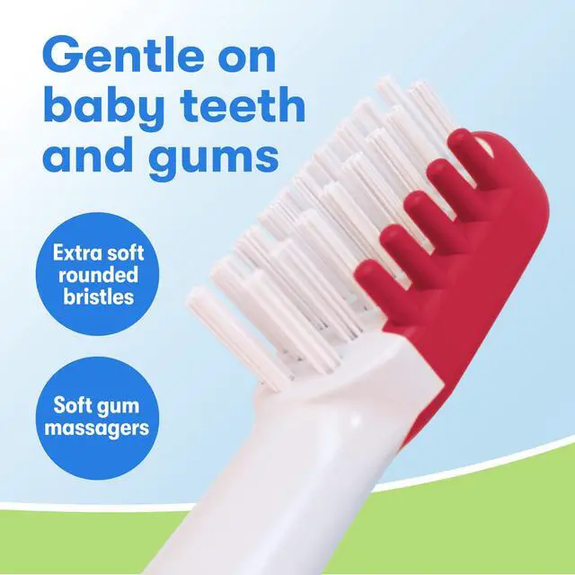 Alt view image 4 of 6 - First Peppa Pig Training Kit, Light Up Toothbrush with Extra Soft Bristles and Natural Strawberry Flavor Training Toothpaste, 1.75 oz