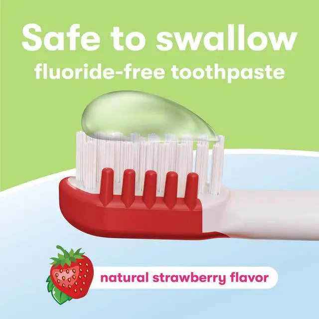Alt view image 5 of 6 - First Peppa Pig Training Kit, Light Up Toothbrush with Extra Soft Bristles and Natural Strawberry Flavor Training Toothpaste, 1.75 oz