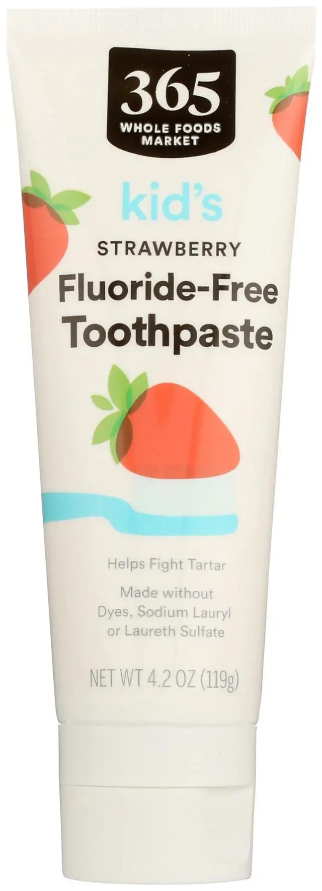 Main image of Kid's Fluoride-Free Toothpaste, Strawberry, 4.2 Ounce