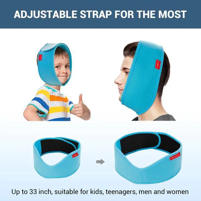 Alt view image 6 of 7 - Wisdom Teeth Ice Pack Head Wrap, HSA Oral Dental Care FSA, Face Ice Pack for TMJ Relief, Wisdom Teeth Recovery Must Haves Recovery, 4 Reusable Hot & Cold Gel Packs, Pain Relief for Jaw, Chin