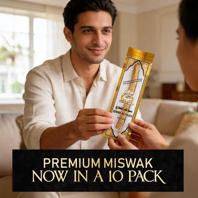 Alt view image 3 of 7 - Miswak (Traditional Natural Toothbrush) - 10 Pack - Individually Vacuum Sealed for Long-Lasting Freshness Traditional Oral Care for Deep Cleaning, Whitening, and Plaque Defense