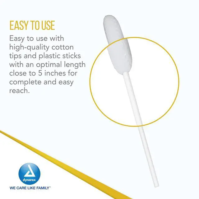 Alt view image 4 of 7 - Lemon-Glycerin Swabsticks, Pleasant Tasting Cotton Swabs that Gently Soothes and Refreshes Dry Mouth, 3 Oral Swabsticks per Packet, 1 Box of 75 Lemon-Glycerin Swabsticks