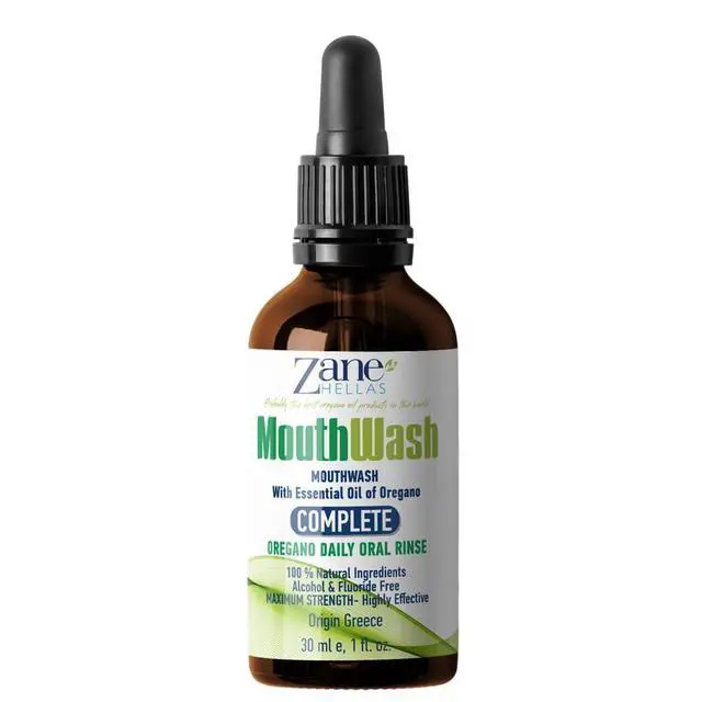 Alt view image 2 of 6 - MouthWash. Oral Rinse with Oregano Oil Power. Ideal for Gingivitis, Plaque, Dry Mouth, and Bad Breath. Alcohol and Fluoride Free. 100% Herbal Solution. 1 fl.oz.-30ml.