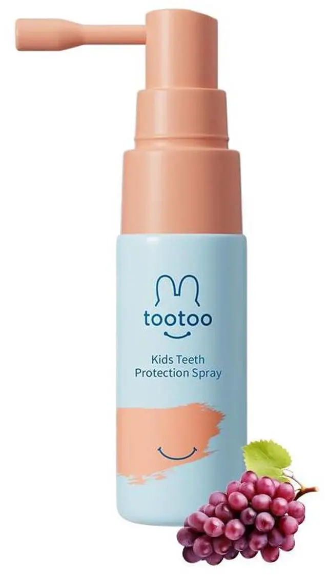 Main image of Kids Oral Spray, Xylitol Toddler Toothpaste Helper for Newborn to Kids, Toddler Essentials, Grape Flavor