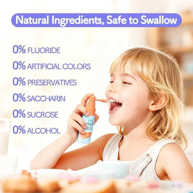 Alt view image 3 of 5 - Kids Oral Spray, Xylitol Toddler Toothpaste Helper for Newborn to Kids, Toddler Essentials, Grape Flavor