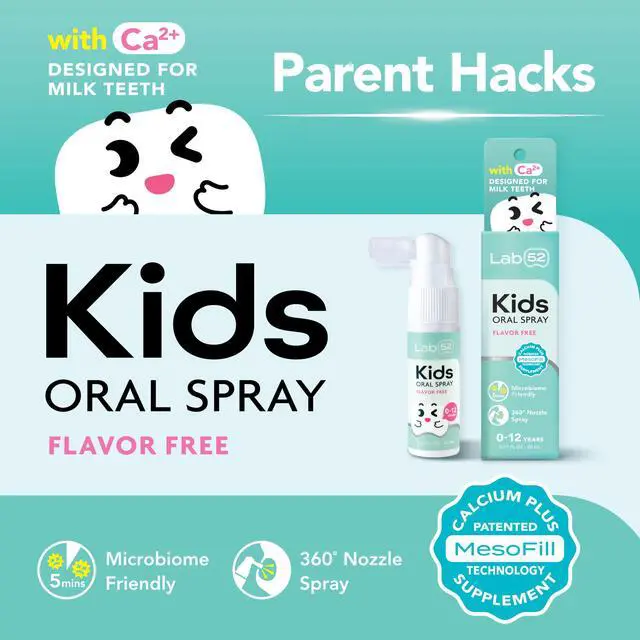 Alt view image 2 of 7 - Kids Oral Spray, Toddler Toothpaste Helper for Daily Oral Care and Fresh Breath, Children Approved with Fluoride Free for Newborn to Preschoolers, Xylitol Flavor Free