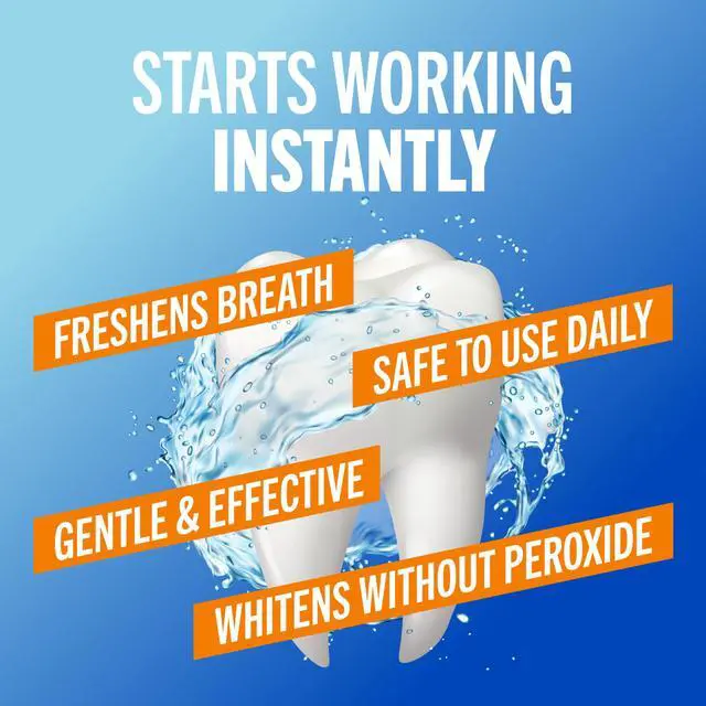 Alt view image 3 of 7 - Whitening Mouthwash, Dazzling Mint, Dentist Formulated, 16 Fl Oz (2-Pack)