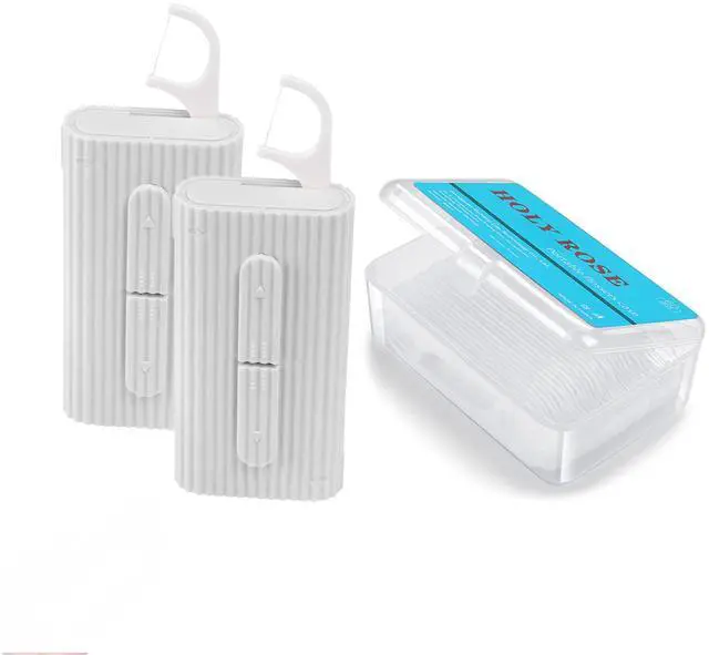 Main image of Portable Dental Floss Picks Dispenser,Travel Flossers Case