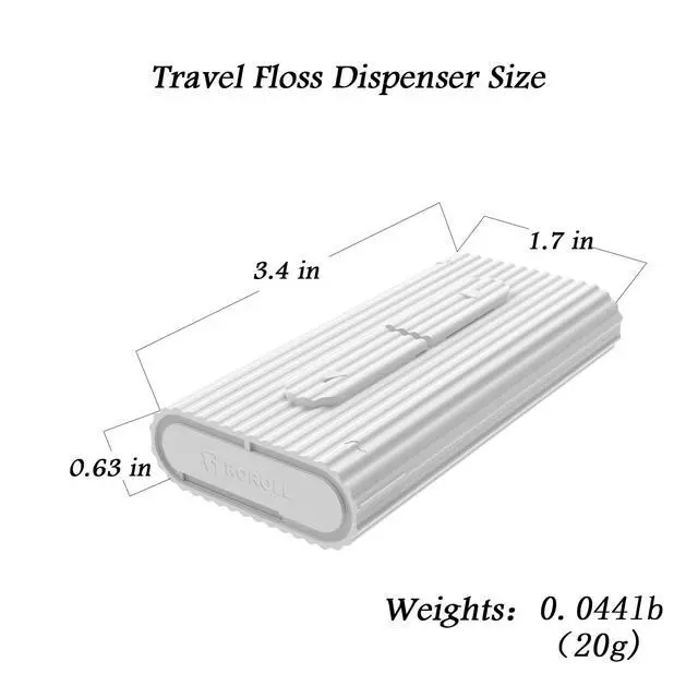 Alt view image 7 of 7 - Portable Dental Floss Picks Dispenser,Travel Flossers Case