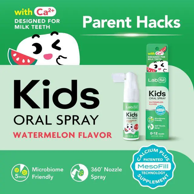 Alt view image 2 of 7 - Kids Oral Spray, Toddler Toothpaste Helper for Daily Oral Care and Fresh Breath, Children Approved with Fluoride Free for Newborn to Preschoolers, Xylitol Watermelon Flavor