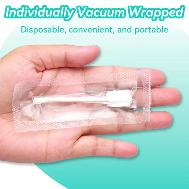 Alt view image 6 of 7 - 30-Pack Baby Tongue Cleaner Gauze Gentle Newborn Oral Care, Disposable Toddler Tooth Brush for 0-24 Months Tooth Mouth Gum Clean (Square Style)