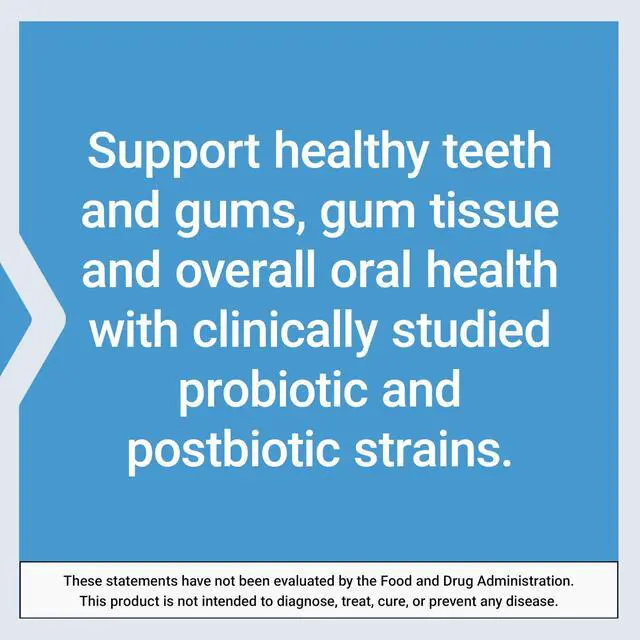 Alt view image 6 of 7 - FLORASSIST® Probiotic Oral Hygiene, Oral probiotic for Teeth and Gums, pH Levels, Dental Hygiene, Immune Support, BLIS M18, Once Daily, Gluten Free, Vegetarian, 30 lozenges
