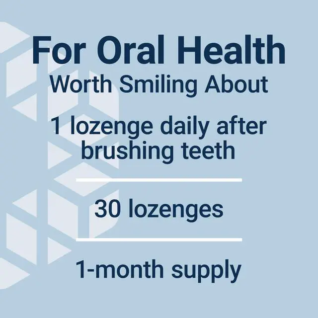 Alt view image 5 of 7 - FLORASSIST® Probiotic Oral Hygiene, Oral probiotic for Teeth and Gums, pH Levels, Dental Hygiene, Immune Support, BLIS M18, Once Daily, Gluten Free, Vegetarian, 30 lozenges
