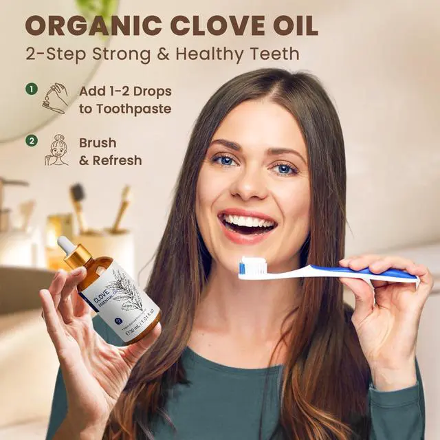 Alt view image 4 of 7 - Clove Essential Oil for Teeth and Gums, Oral Care, Diffuser, Skin