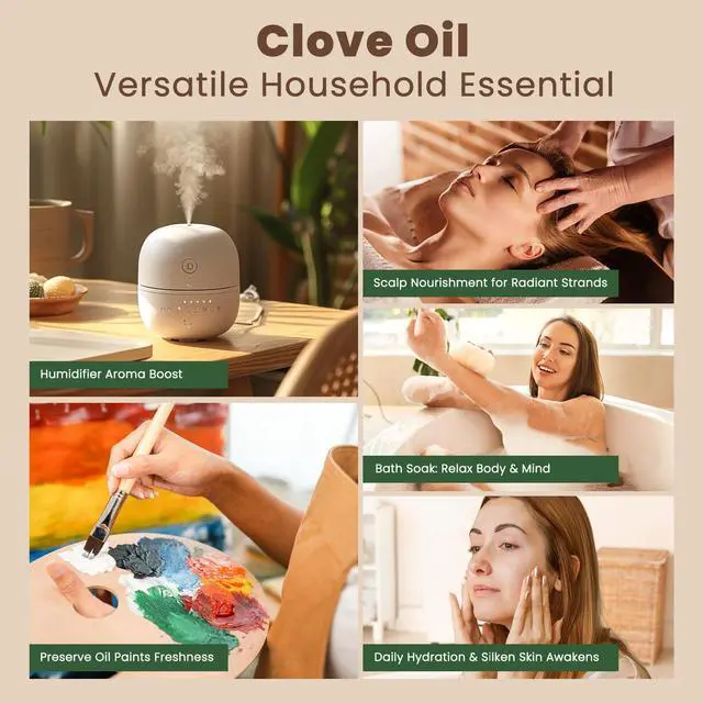 Alt view image 7 of 7 - Clove Essential Oil for Teeth and Gums, Oral Care, Diffuser, Skin