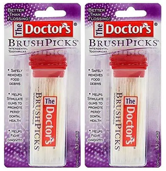 Main image of Brushpicks, Interdental Toothpicks, 120 Count (Pack of 2)