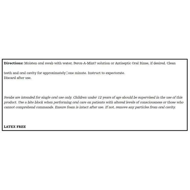 Alt view image 2 of 5 - Toothette® Oral Care Plus Dental Swabs - Single Use - Untreated - Bag of 20 Swabs