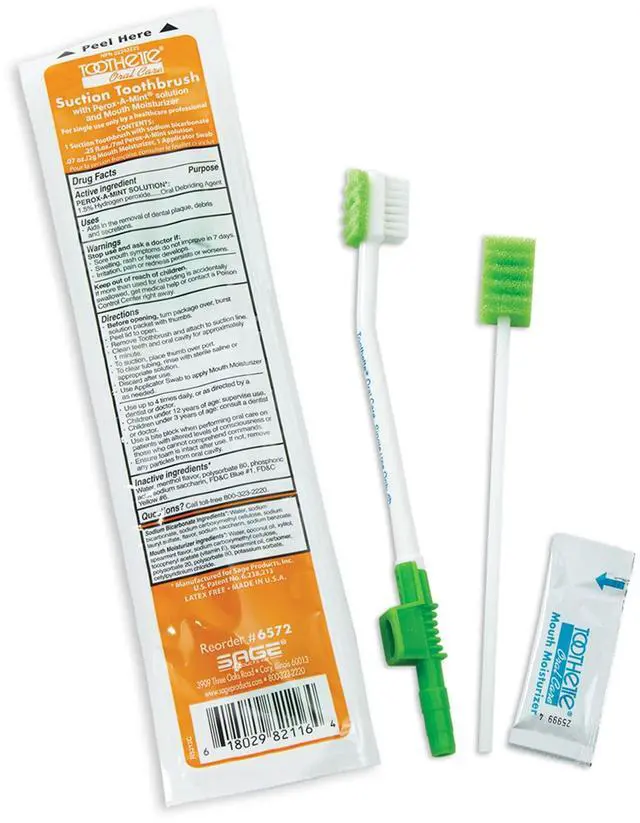 Main image of Products Toothette Suction Toothbrush Kit - 6572EA - 1 Each / Each