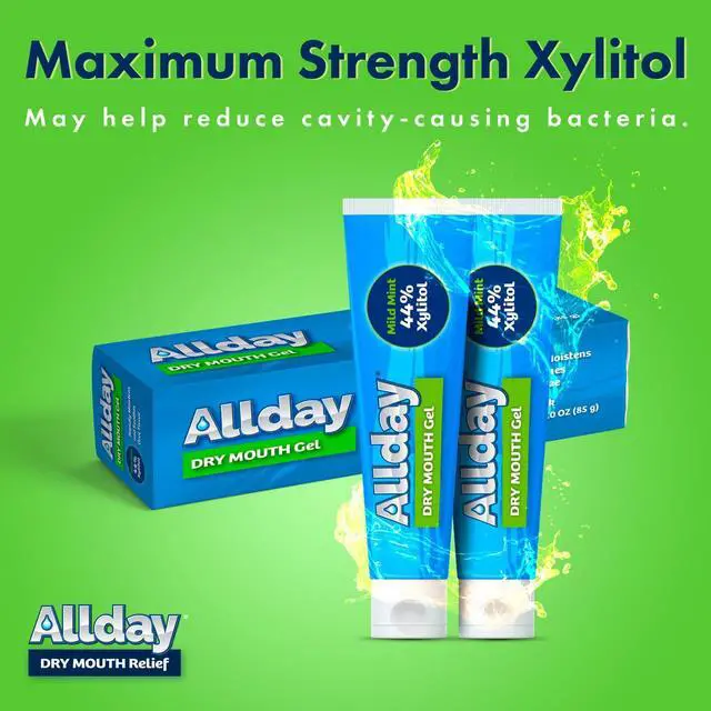 Alt view image 5 of 7 - Dry Mouth Treatment Gel - Maximum Strength Xylitol, Fast Acting, Non-Acidic (2 Tubes Inside One Box)