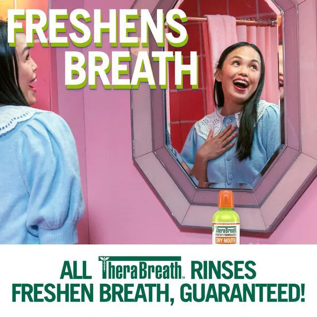 Alt view image 6 of 7 - Dry Mouth Oral Rinse, Tingling Mint, Dentist Formulated, 16 Fl Oz (2-Pack)