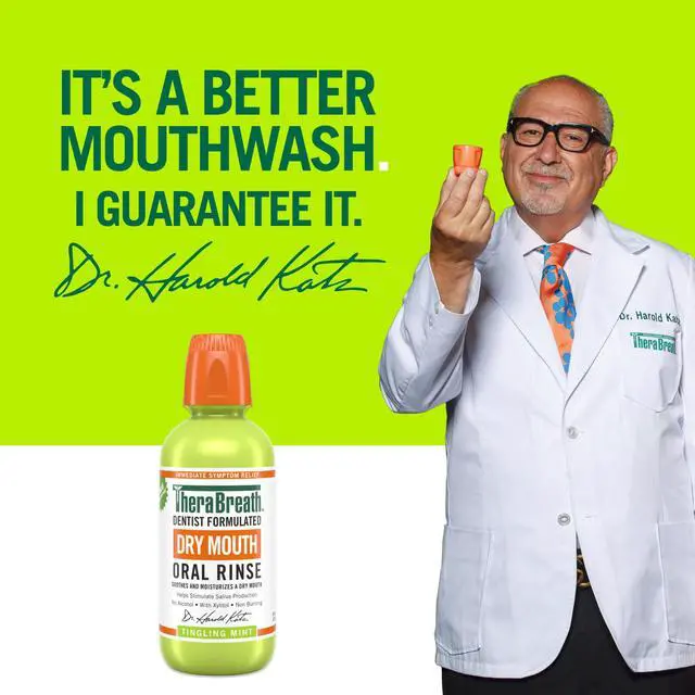 Alt view image 7 of 7 - Dry Mouth Oral Rinse, Tingling Mint, Dentist Formulated, 16 Fl Oz (2-Pack)
