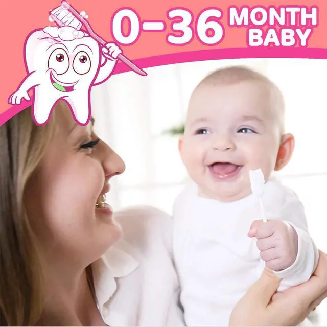 Alt view image 6 of 6 - Baby Tongue Cleaner, 42Pcs Disposable Infant Toothbrush, Gauze Gum Cleaner Baby Oral Cleaning Stick Dental Care for 0-36 Months + Free 1 Finger Toothbrush