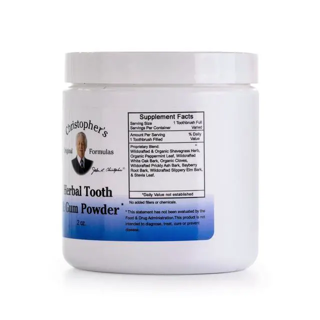 Alt view image 2 of 7 - Herbal Tooth & Gum Powder | Natural Oral Care Powder | Plant-Based Alternative to Toothpaste