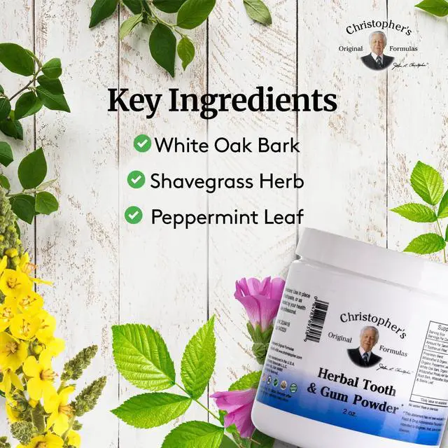 Alt view image 3 of 7 - Herbal Tooth & Gum Powder | Natural Oral Care Powder | Plant-Based Alternative to Toothpaste