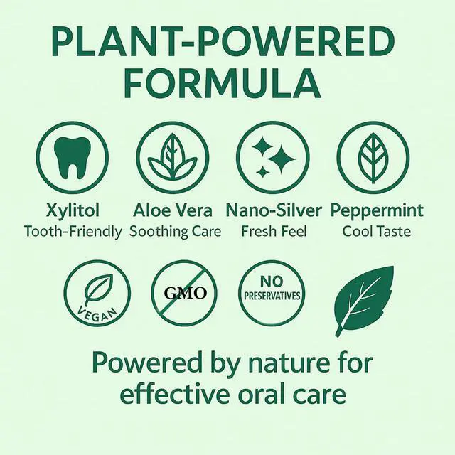 Alt view image 5 of 7 - Xyli Swish - All Natural Formulated Nano Silver, Xylitol & Aloe Mouthwash - Alcohol and Fluoride Free - Oral Rinse to Fight Bad Breath & Dry Mouth - Peppermint Flavor - 16oz.
